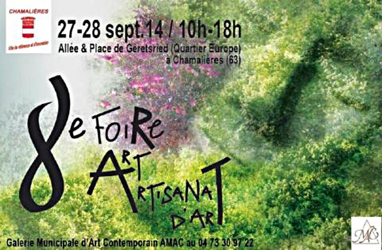 Foire d’art et d’artisanat d’art à Chamalières 2014